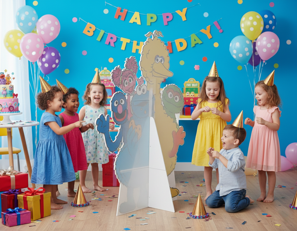 Sesame Street "Life-Size" Birthday Standee (digital file)